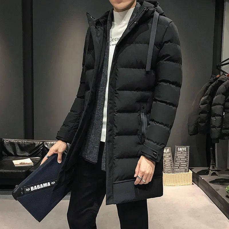 Street-wave Lightweight Puffer Jacket For Men With Zip Front Casual Urban Style And Comfort