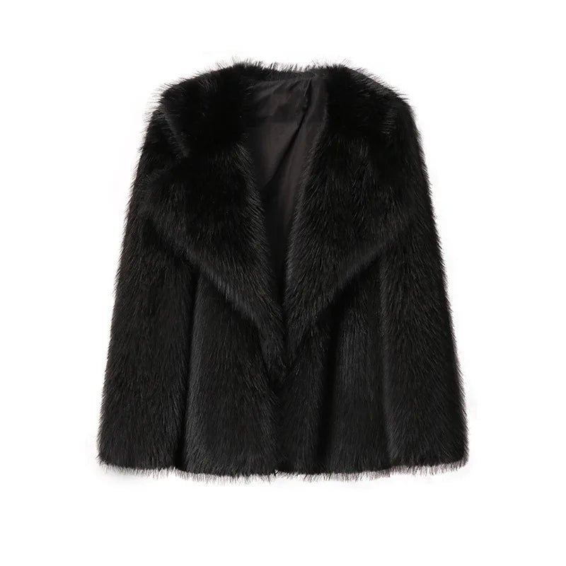 Street-Wave Luxury Faux Fur Jacket For Women With Plush Comfort And Elegant Warmth