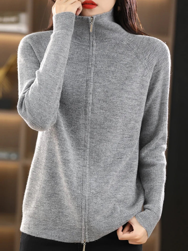 Street-wave Celeste Cozy Zip Vest With Double Zipper For Everyday Warmth Soft Fabric Urban Women