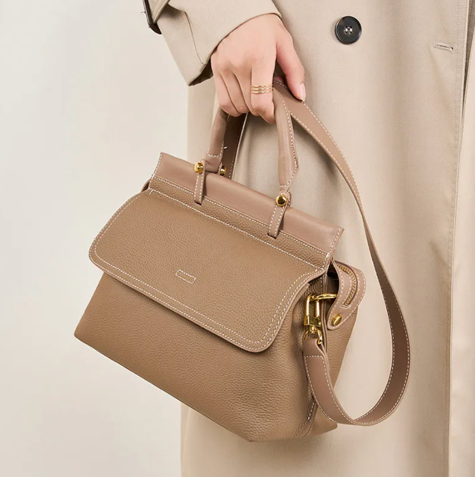 Beige Handtasche Damen im Old-Money-Stil - Street-wave