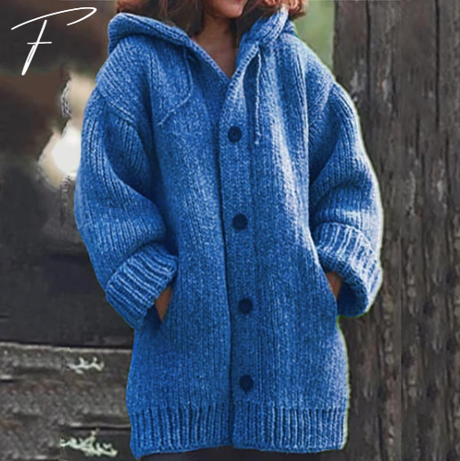 Street-Wave Oversized Knit Vest For Women Cozy Chunky Cardigan For Street Style Looks