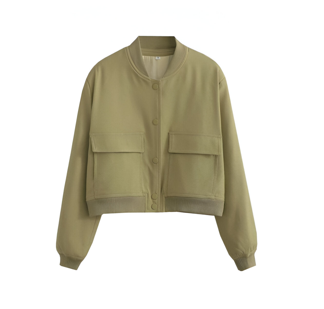 Street Wave Bomber Jacket For Women Soft Lined Cozy Comfort With Quilted Accents And Pockets
