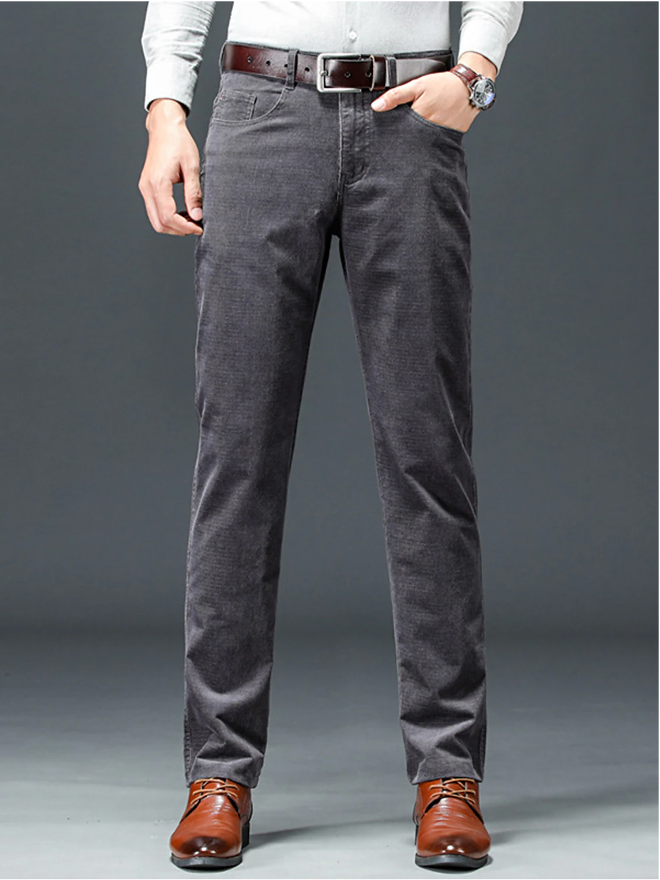 Andrew Men’s Slim Fit Chino Pants by Street-Wave Tan Tailored Chinos for Work or Casual Wear