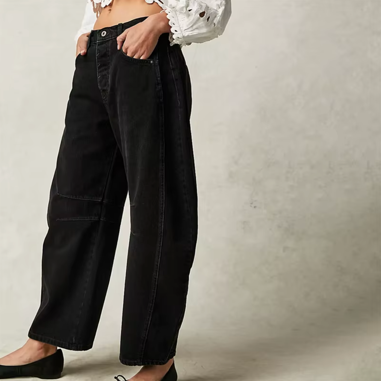 Street-Wave Boho Baggy Wide Leg Jeans - Breathable Stretch Denim With Airy Flow All Day Comfort