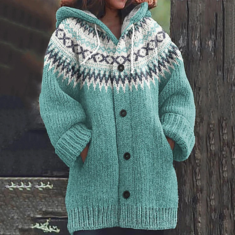 Street-Wave Knitted Cardigan for Women - Cozy Comfort, Stylish Knitwear, Easy Care