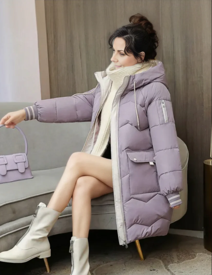 Street-wave Cozy Winter Lined Women's Parka Jacket With Warm Insulation and Comfortable Fit, Stylish Everyday Outerwear