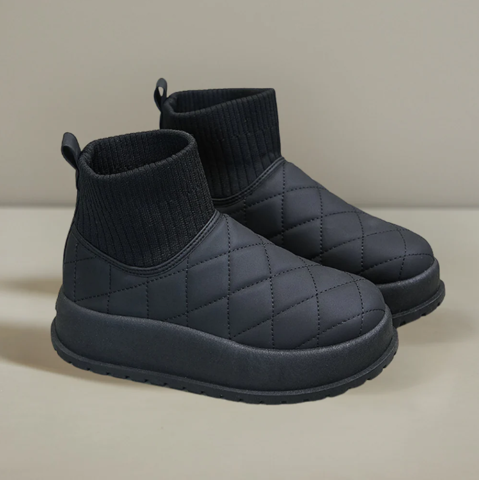 Street-Wave Womens Padded Snow Boots For Warm Comfort And Versatile Winter Wear All Day