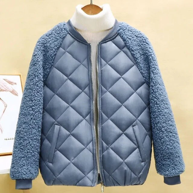 Street-wave Lambswool Coat For Women With Luxurious Warmth And Plush Comfort Elegant Winter Outerwear