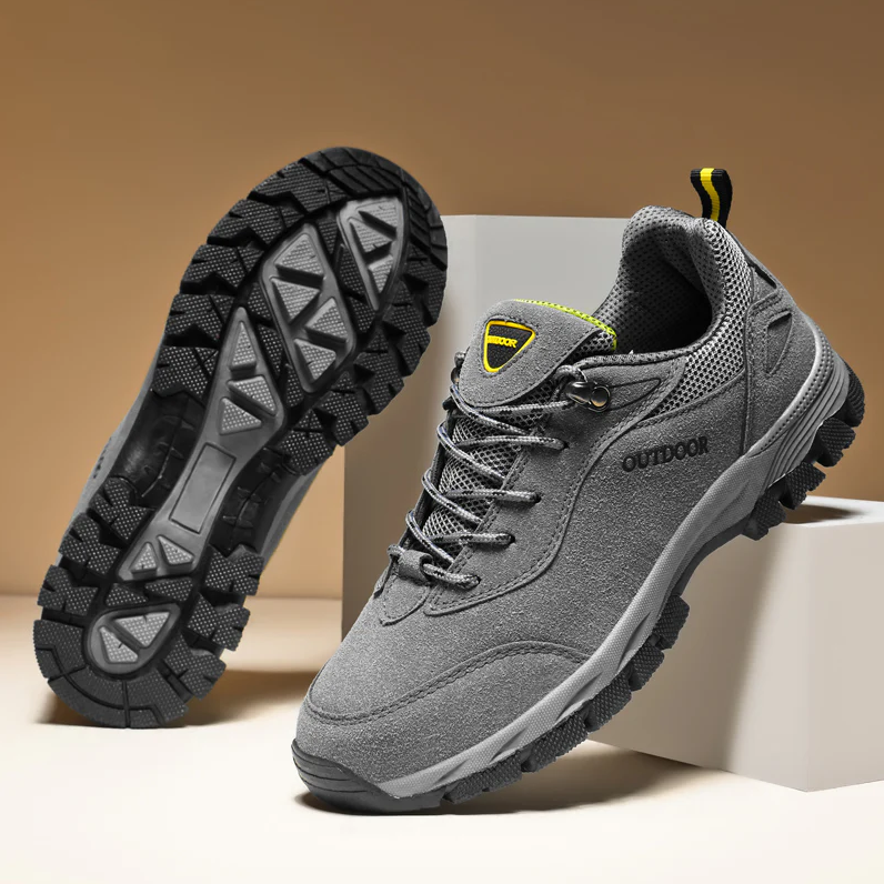 Street-Wave Mens Hiking Boots With Ergonomic Sole Rugged Waterproof All Terrain Outdoor Footwear
