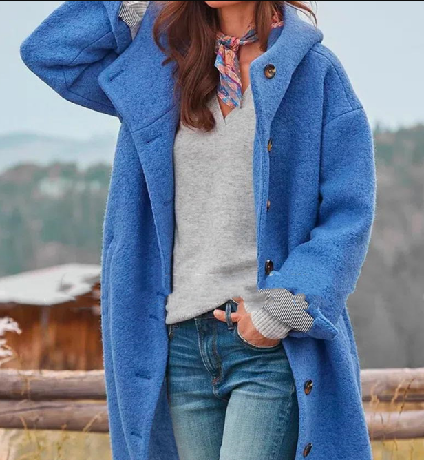 Streetwave Long Coat For Women Effortless Casual Elegance Versatile Outerwear In Soft Pink