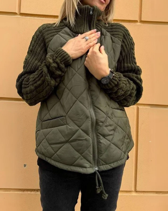 Street-Wave Luxurious Quilted Jacket for Women Warmth and Style With Premium Insulation