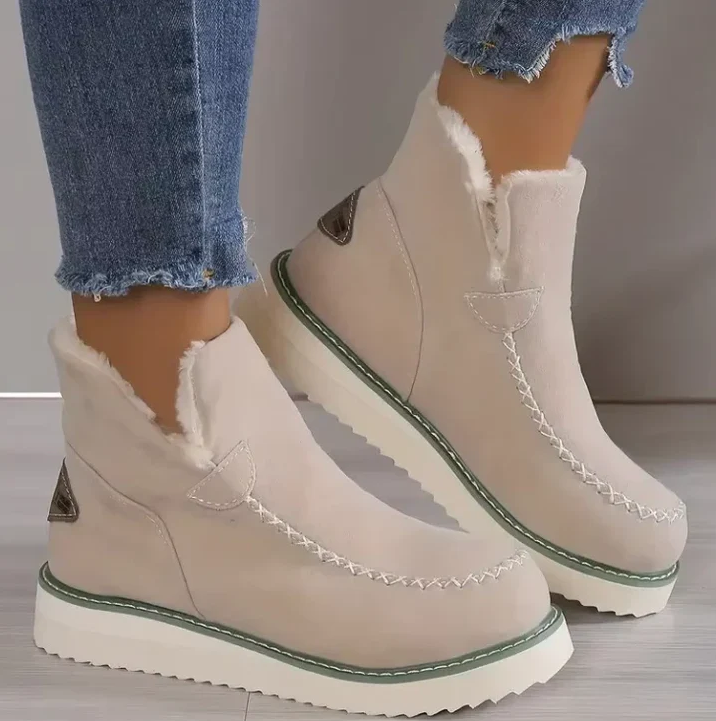 Street-Wave Women Winter Boots Ultra Comfort Fur-Lined Cozy Fit For Cold Weather