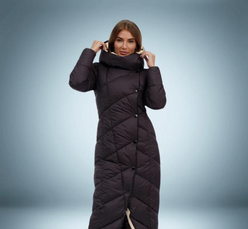 Street-wave Womens Button Front Winter Puffer Coat For Ultra Warmth And Cozy Fit