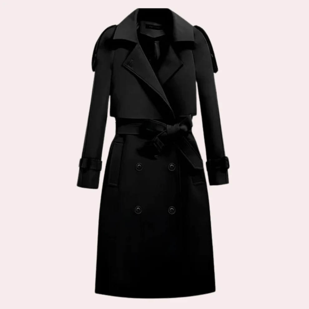 Street Wave Long Trench Coat For Women Elegant Silhouette And Cozy Comfort With Sustainable Quality