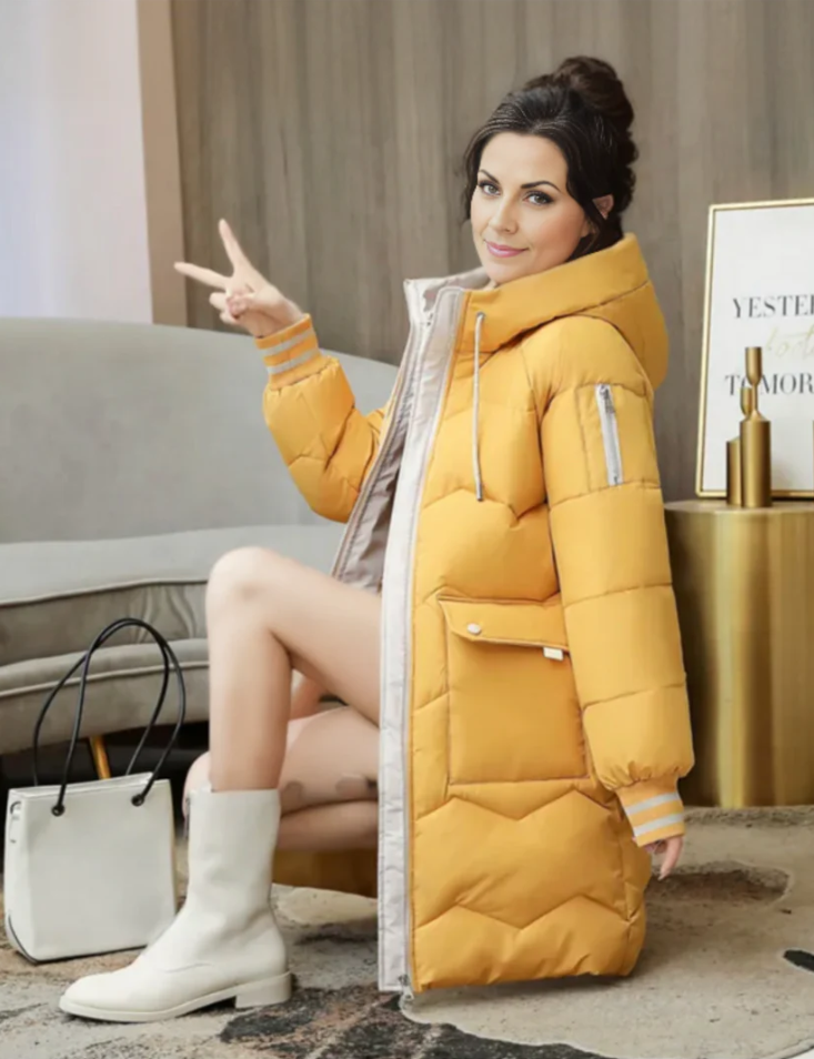 Street-wave Cozy Winter Lined Women's Parka Jacket With Warm Insulation and Comfortable Fit, Stylish Everyday Outerwear