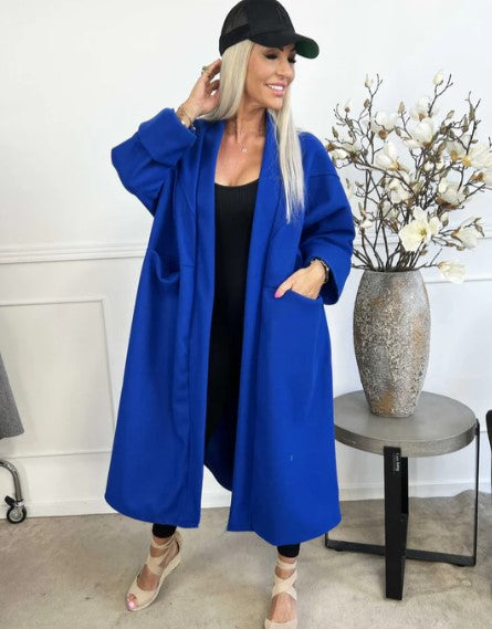 Street-Wave Women Oversized Coat With Pockets For Warmth And Durably Stitched Comfort