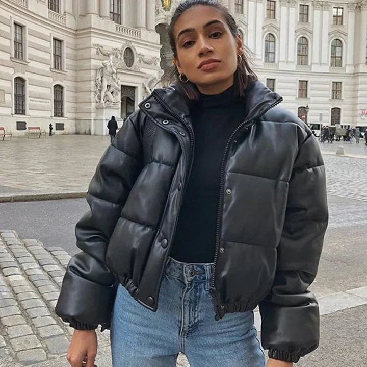 Street-wave Womens Puffer Coat Trendy Versatile Cozy All Season Warmth For Modern City Women
