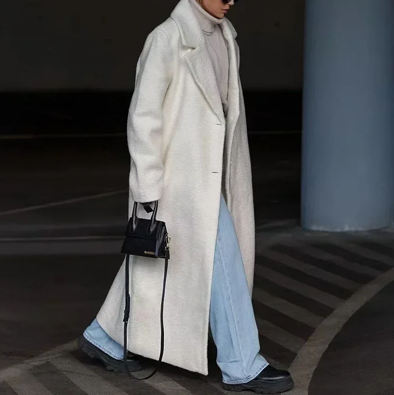 Street-Wave Lightweight Long Coat For Women Casual Elegant Outerwear With Relaxed Fit And Versatile Styling