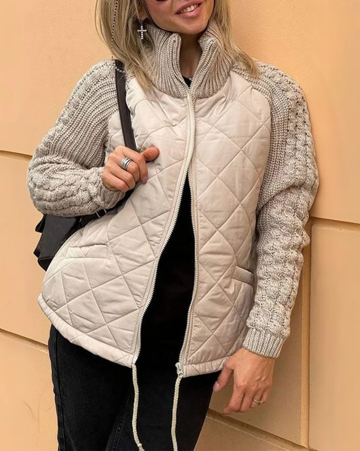 Street-Wave Luxurious Quilted Jacket for Women Warmth and Style With Premium Insulation