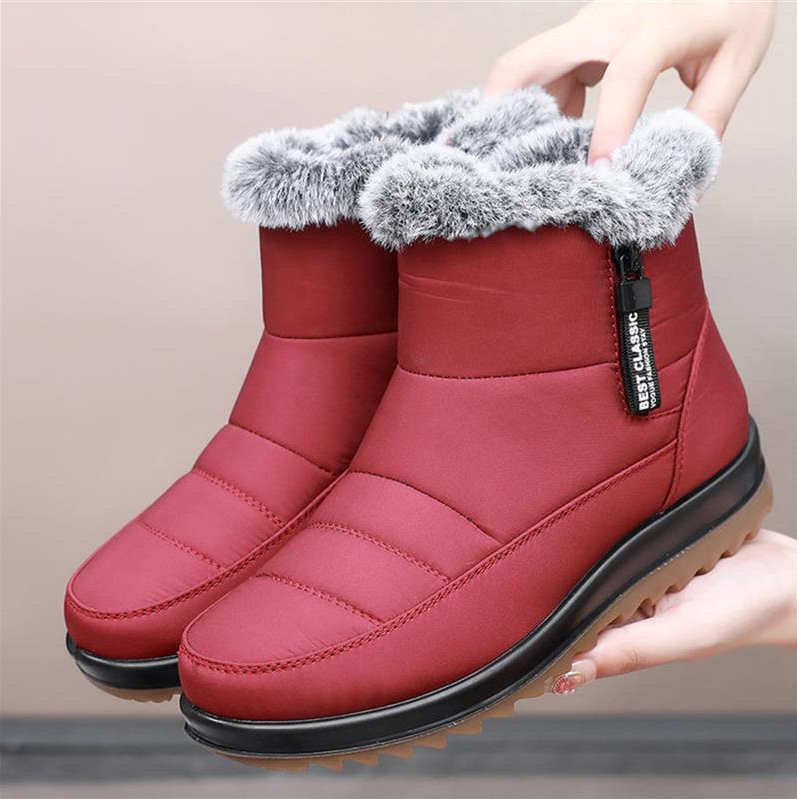 Street-wave Cotton Winter Boots For Women Ultra Cozy Comfort Eco Friendly Easy Care Fashionable Winter Footwear