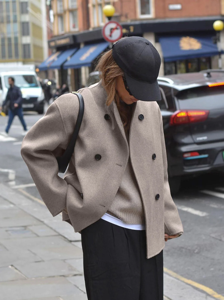 Street-wave Oversize Coat For Women Trendy Comfort