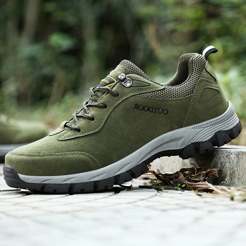Street-Wave Mens Hiking Boots With Ergonomic Sole Rugged Waterproof All Terrain Outdoor Footwear