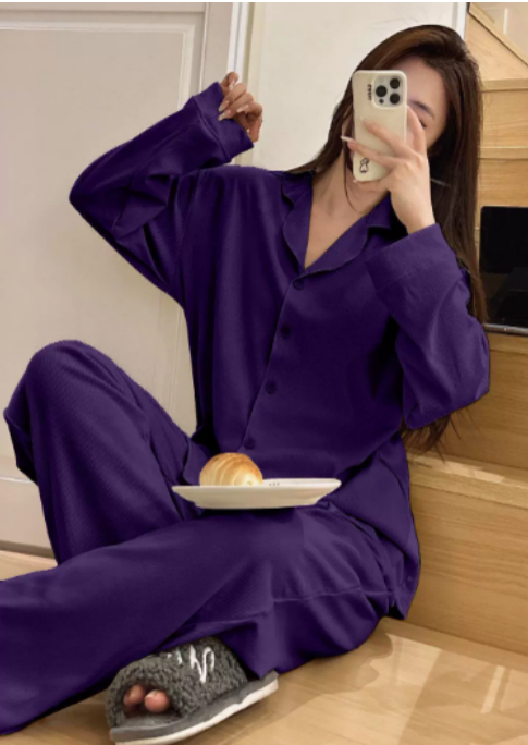 Street Wave Satin Pajama Set Women Wide Leg Pants Luxurious Comfort And Elegant Loungewear