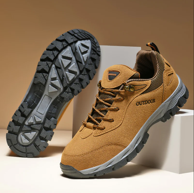 Street-Wave Mens Hiking Boots With Ergonomic Sole Rugged Waterproof All Terrain Outdoor Footwear