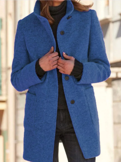 Street-wave Button-Down Coat For Women Elegant Durable Easy-Care Premium Timeless Style