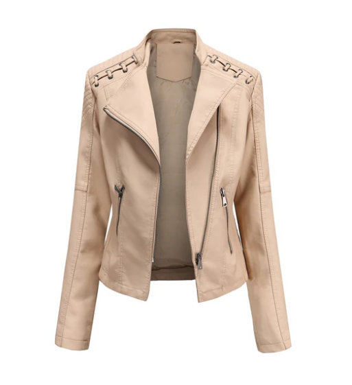 Street-Wave Leather Jacket For Women Timeless Style Premium Quality Versatile Chic