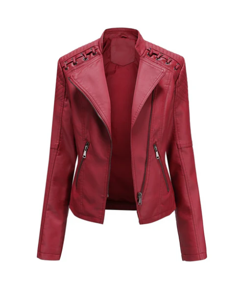 Street-Wave Leather Jacket For Women Timeless Style Premium Quality Versatile Chic