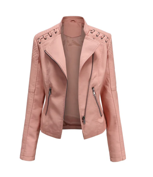 Street-Wave Leather Jacket For Women Timeless Style Premium Quality Versatile Chic
