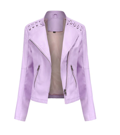 Street-Wave Leather Jacket For Women Timeless Style Premium Quality Versatile Chic