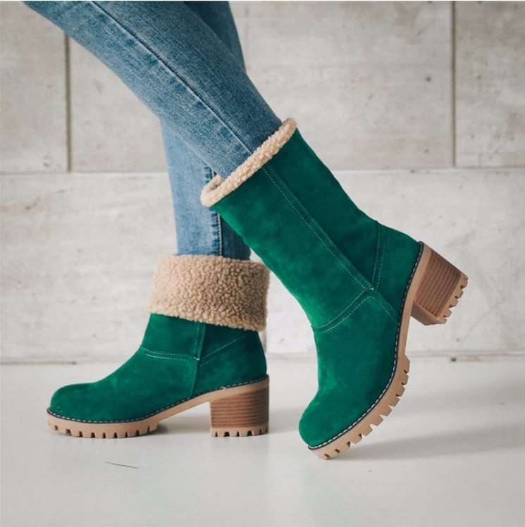 Street-Wave Warm Lined Boots For Women Ultra Cozy Durable Comfort For Cold Winter Days