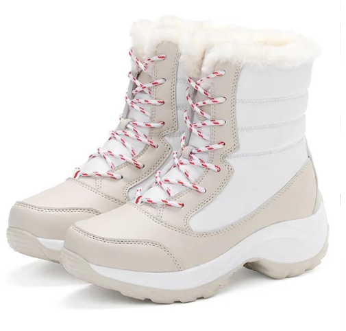 Street-Wave Winter High-Top Fur-Lined Boots For Unisex Outdoor Adventure Warm Non-Slip Traction