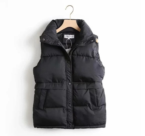Street Wave Womens Puffer Vest Cozy Warmth Durable Comfort Chic Transitional Outerwear
