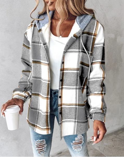 Street Wave Flannel Shirt Jacket Cozy Warmth For Fall Wardrobe Versatile Layering For Men And Women