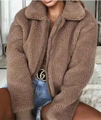 Street Wave Cozy Faux Fur Winter Coat For Women Warmth Plush Comfort Elegant Style For Modern Wardrobe