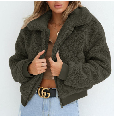 Street Wave Cozy Faux Fur Winter Coat For Women Warmth Plush Comfort Elegant Style For Modern Wardrobe