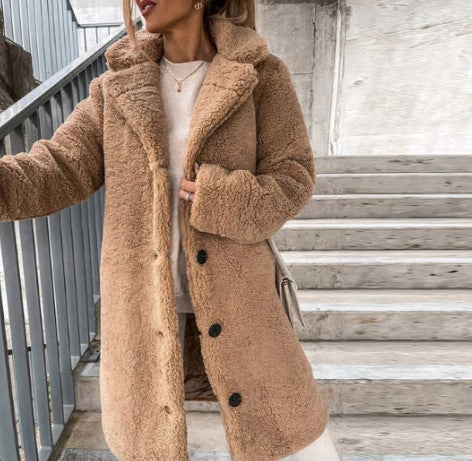 Street-wave Womens Cozy Winter Coat With Plush Lining For Extra Warmth And Everyday Style
