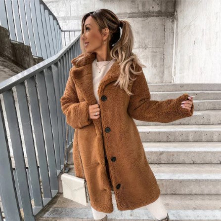 Street-wave Womens Cozy Winter Coat With Plush Lining For Extra Warmth And Everyday Style