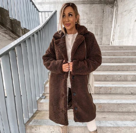 Street-wave Womens Cozy Winter Coat With Plush Lining For Extra Warmth And Everyday Style