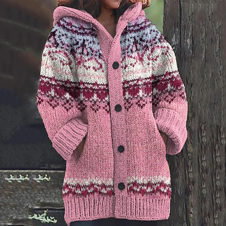 Street-Wave Knitted Cardigan for Women - Cozy Comfort, Stylish Knitwear, Easy Care