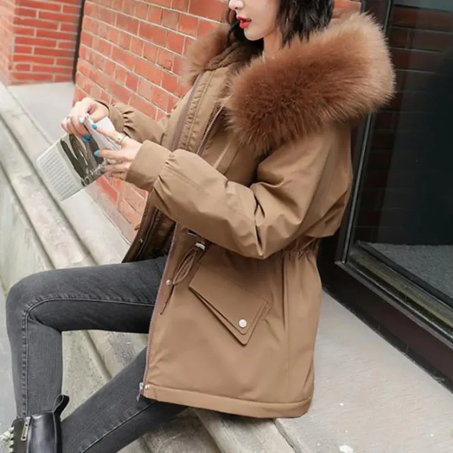 Street-wave Hanna Fleece-Lined Coat For Women Cozy Warmth Stylish Winter Jacket Everyday