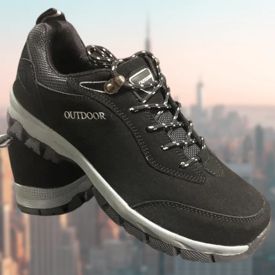 Street-Wave Mens Hiking Boots With Ergonomic Sole Rugged Waterproof All Terrain Outdoor Footwear