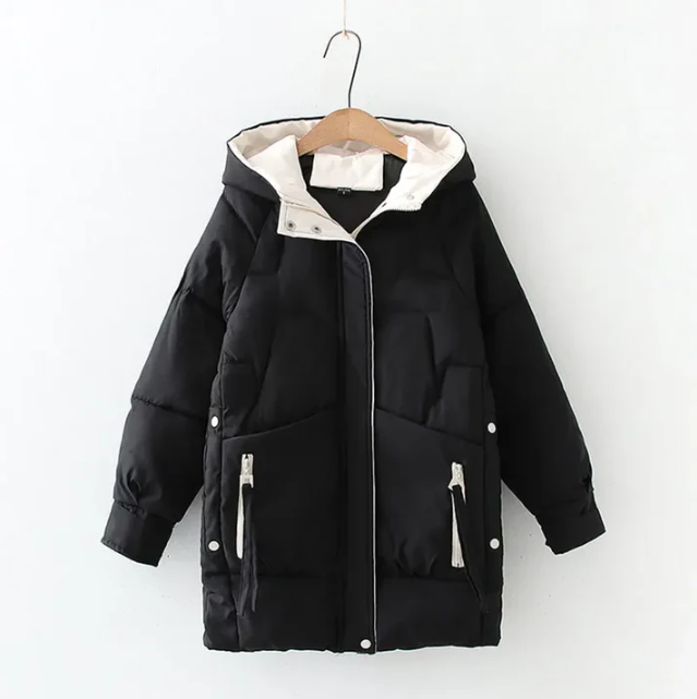 Street-Wave Hooded Parka Karoda Weatherproof Warm Winter Coat For Unisex City Wear