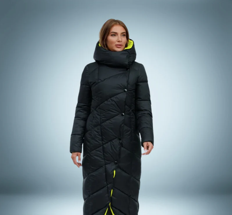 Street-wave Womens Button Front Winter Puffer Coat For Ultra Warmth And Cozy Fit