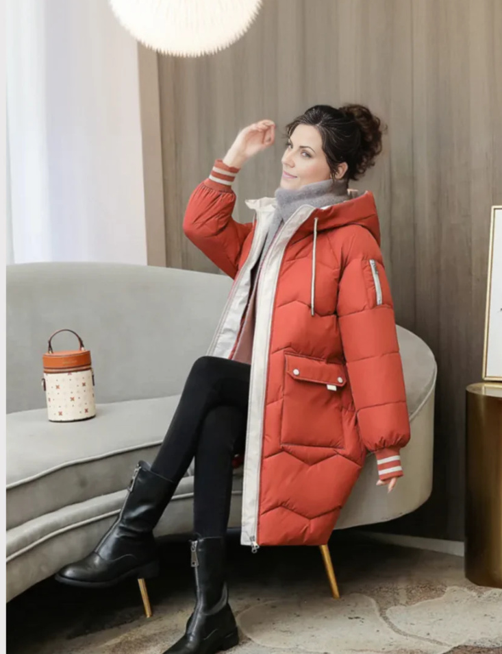 Street-wave Cozy Winter Lined Women's Parka Jacket With Warm Insulation and Comfortable Fit, Stylish Everyday Outerwear