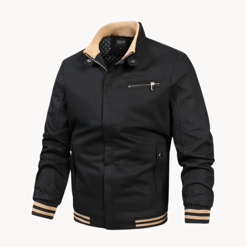 Street-Wave Men's Winter Jacket With Stand Collar Waterproof Insulated Windproof Warmth