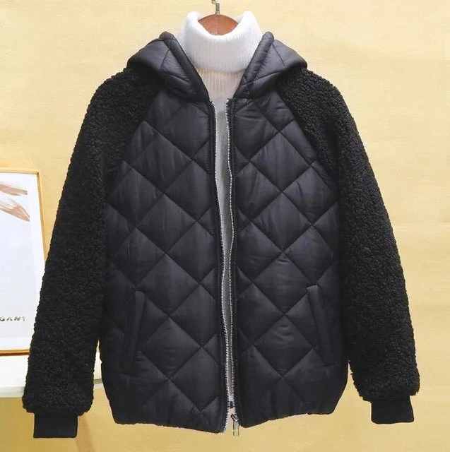 Street-wave Lambswool Coat For Women With Luxurious Warmth And Plush Comfort Elegant Winter Outerwear
